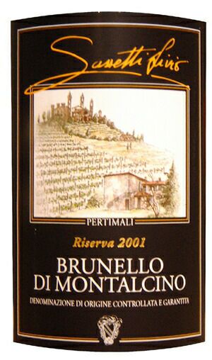 ペルティマーリ・サセッティ・リヴィオ・ブルネロ・ディ・モンタルチーノ・リゼルヴァ 2004